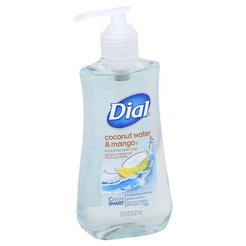 Image for Dial Hand Soap, Hydrating, Coconut Water & Mango,7.5oz from Briargrove Pharmacy & Gifts