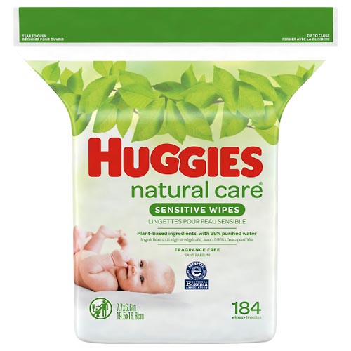 Image for Huggies Wipes, Sensitive,184ea from Briargrove Pharmacy & Gifts