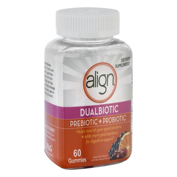 Image for Align Prebiotic + Probiotic, Dualbiotic, Gummies,60ea from Briargrove Pharmacy & Gifts