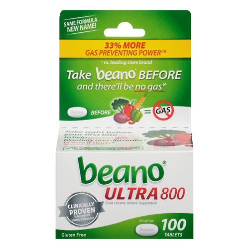 Image for Beano Food Enzyme, Tablets,100ea from Briargrove Pharmacy & Gifts