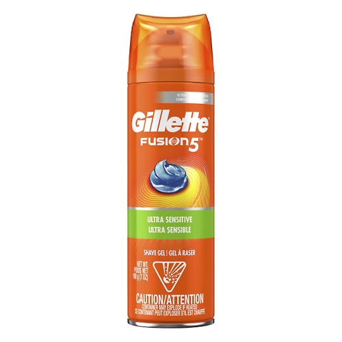 Image for Gillette Shave Gel, Ultra Sensitive,198gr from Briargrove Pharmacy & Gifts