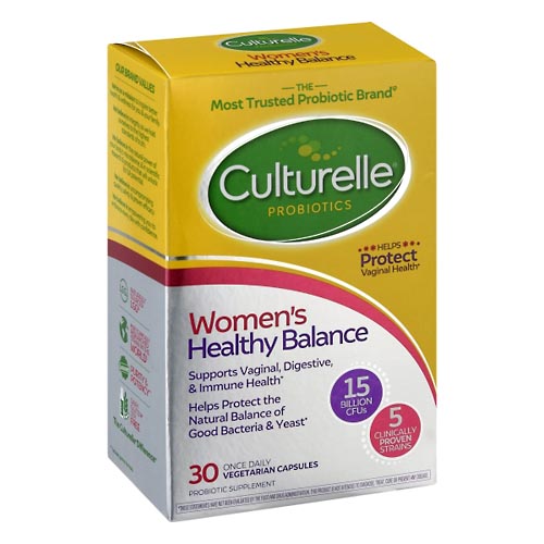 Image for Culturelle Digestive Health, Probiotics, Women's, Vegetarian Capsules,30ea from Briargrove Pharmacy & Gifts