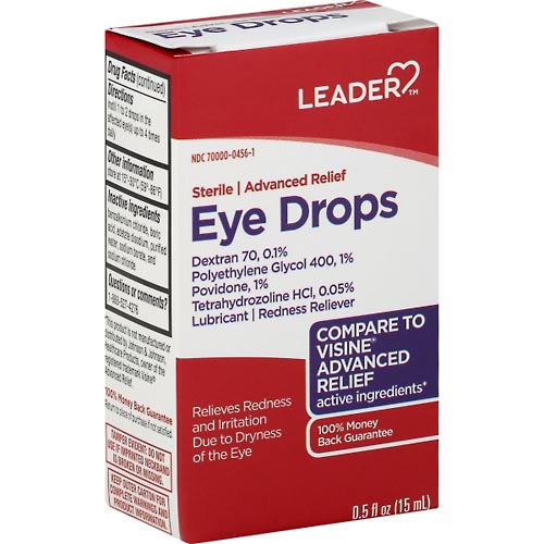 Image for Leader Eye Drops, Advanced Relief,0.5oz from Briargrove Pharmacy & Gifts