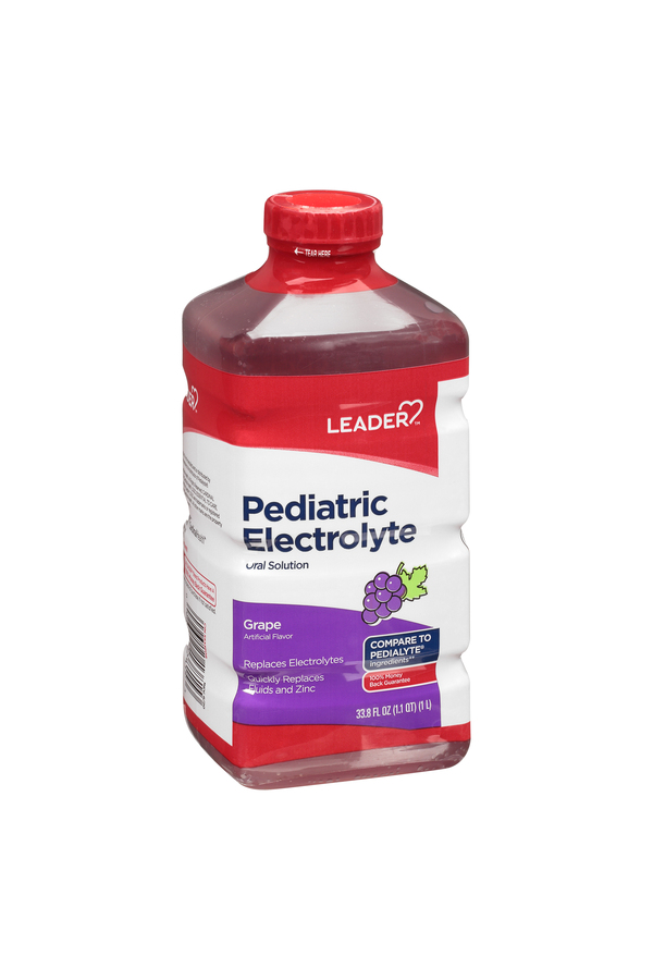Image for Leader Pediatric Electrolyte, Grape,33.8oz from Briargrove Pharmacy & Gifts