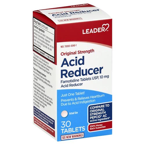 Image for Leader Acid Reducer, Original Strength, Tablets,30ea from Briargrove Pharmacy & Gifts