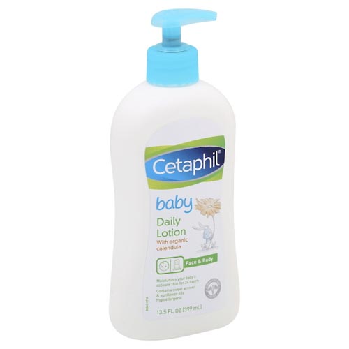 Image for Cetaphil Lotion, Daily, with Organic Calendula,13.5oz from Briargrove Pharmacy & Gifts