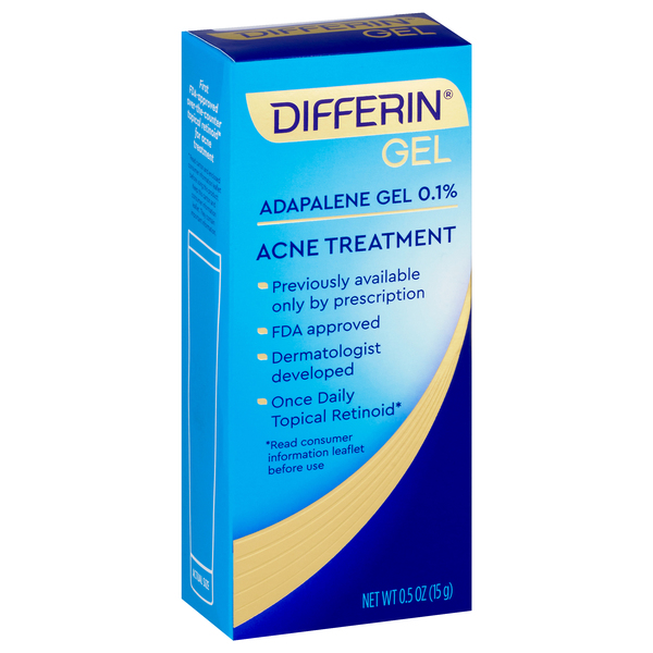 Image for Differin Acne Treatment, Gel, 0.5oz from Briargrove Pharmacy & Gifts