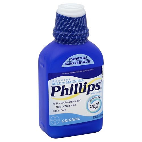 Image for Phillips Laxative, Saline, Milk of Magnesia, Original,26oz from Briargrove Pharmacy & Gifts