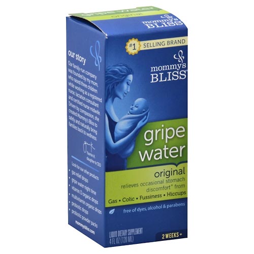 Image for Mommys Bliss Gripe Water, Newborns +,4oz from Briargrove Pharmacy & Gifts