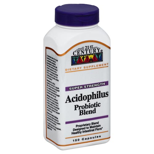Image for 21st Century Probiotic Blend, Acidophilus, Super Strength, Capsules,150ea from Briargrove Pharmacy & Gifts