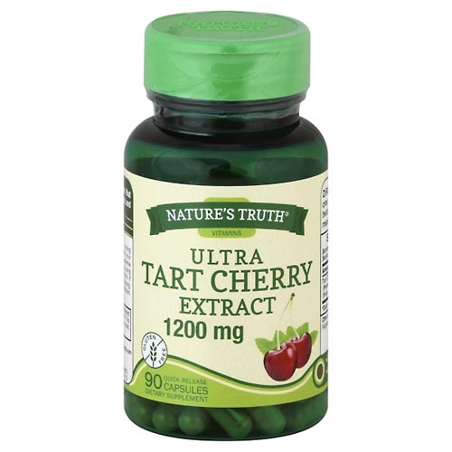 Image for Natures Truth Tart Cherry, Ultra Extract, 1200 mg, Quick Release Capsules,90ea from Briargrove Pharmacy & Gifts