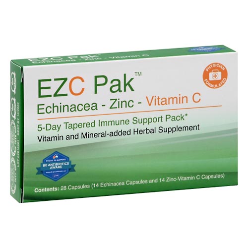 Image for Ezc Pak Immune Support Pack, 5-Day Tapered, Capsules,28ea from Briargrove Pharmacy & Gifts