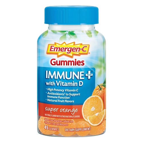 Image for Emergen C Gummies, Super Orange,45ea from Briargrove Pharmacy & Gifts