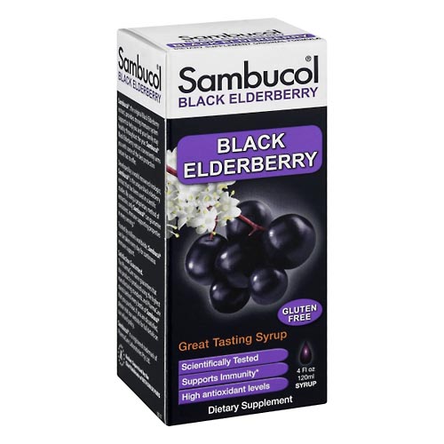 Image for Sambucol Black Elderberry, Syrup,4oz from Briargrove Pharmacy & Gifts
